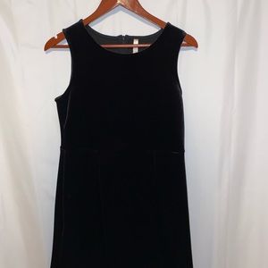 Girls XL (14/16) black suede dress